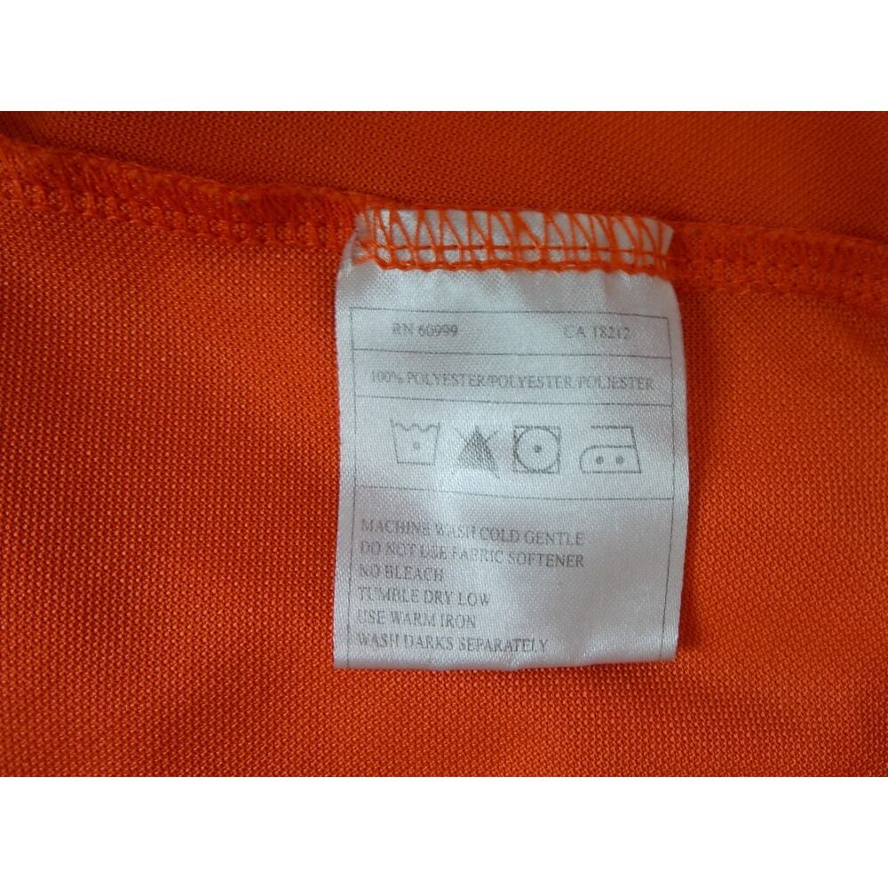 Antigua Denver Broncos Polo Mens XXL Orange NFL Football Athleisure Golf Shirt - Picture 3 of 12